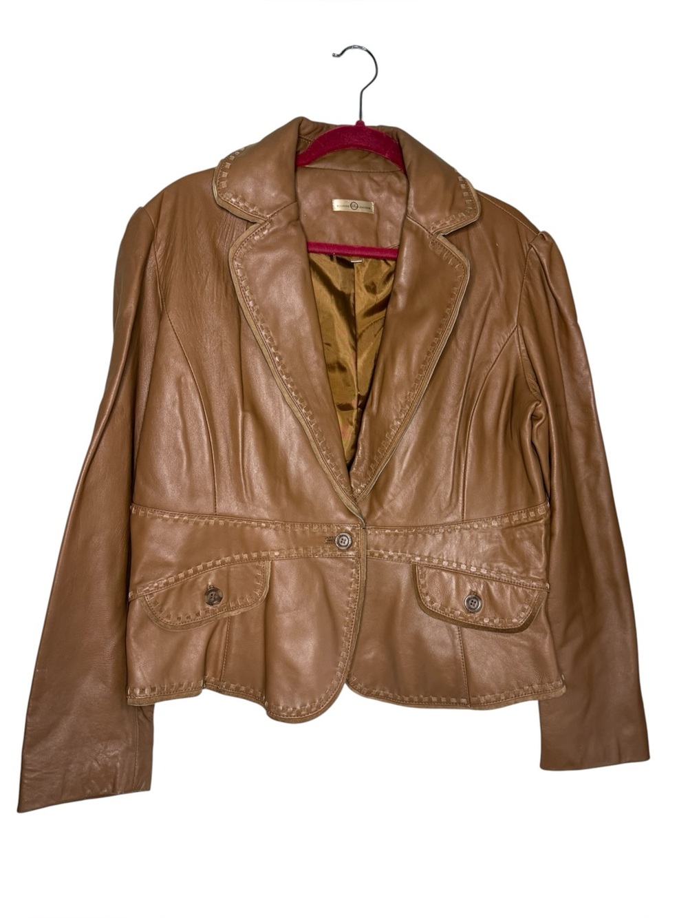 Vintage Wilson's Leather Jacket Carmel Size XL